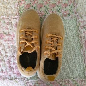 Allbirds Wool Tree Runners in pale yellow